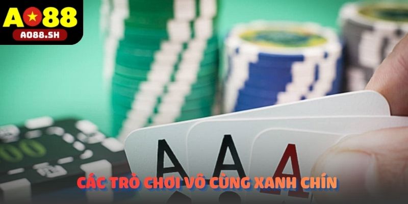 Bảng xếp hạng tổng hợp những trò chơi xanh chín nhất tại Top game bài uy tín.