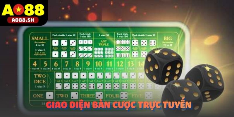 Giao diện bàn cược trực tuyến vô cùng sống động của sảnh Sicbo thế hệ mới.