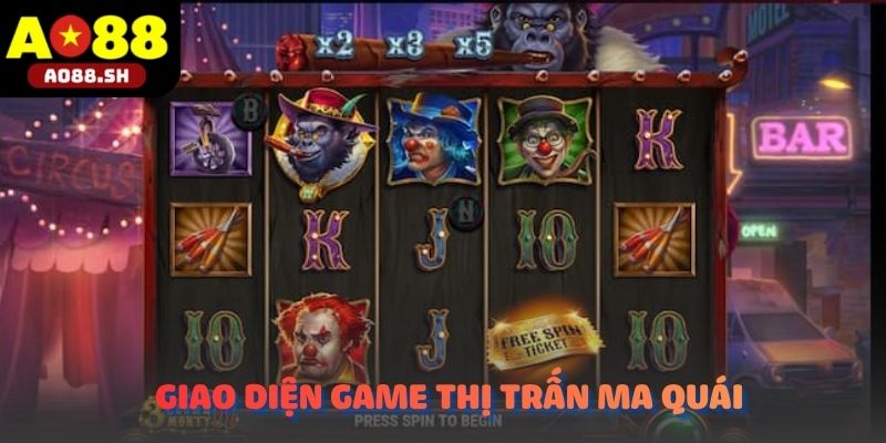 Giao diện game Thị trấn ma quái trên AO88.