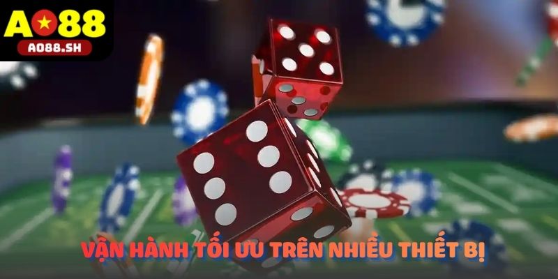 Hệ thống Live casino AO88 được tối ưu trên nhiều thiết bị.