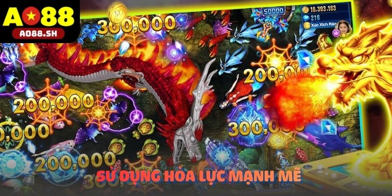 Hội viên đang sử dụng hỏa lực mạnh mẽ để càn quét các mục tiêu.