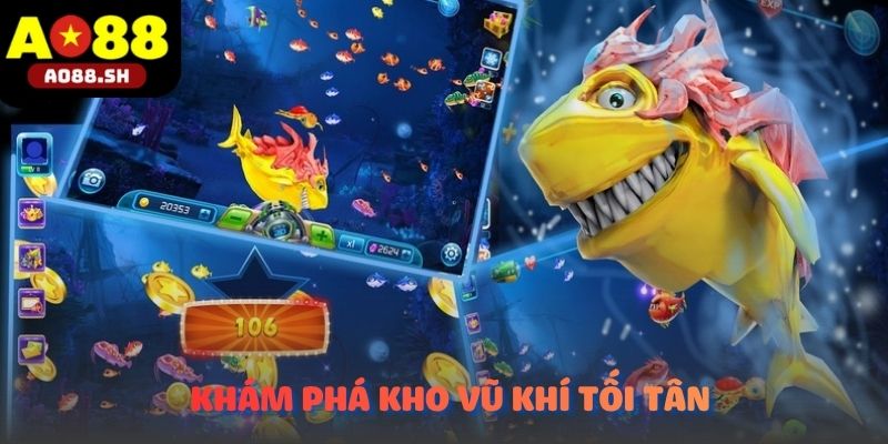 Khám phá kho vũ khí tối tân và các sảnh săn độc đáo