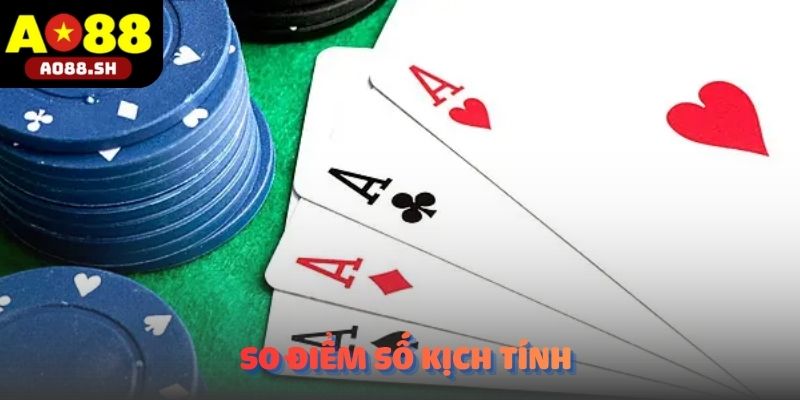 Không gian so tài điểm số vô cùng kịch tính tại sảnh Xì dách trực tuyến.