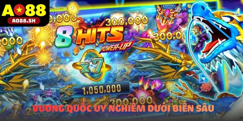 Vương quốc uy nghiêm dưới biển sâu của tựa game bắn cá long vương.